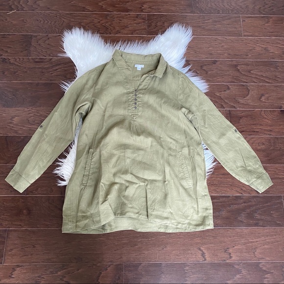 J. Jill Tops - [J. Jill] Love Linen Button Up Shirt